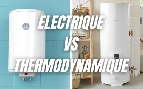 Comparaison entre une chaudière électrique et une chaudière thermodynamique.